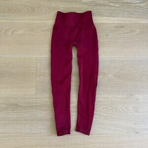 Bo + Tee Workout Leggings Size XS Red